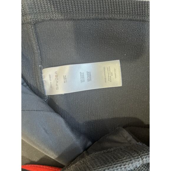 Spyder Kids Black Zip-up Jacket With Red Accents Size Large 14/16 - Picture 6 of 7